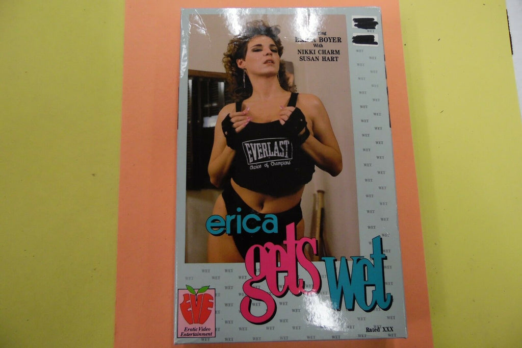 Erica Gets Wet VHS Erica Boyer/Nikki Charm XXX CLEARANCE 111816lm-ep5