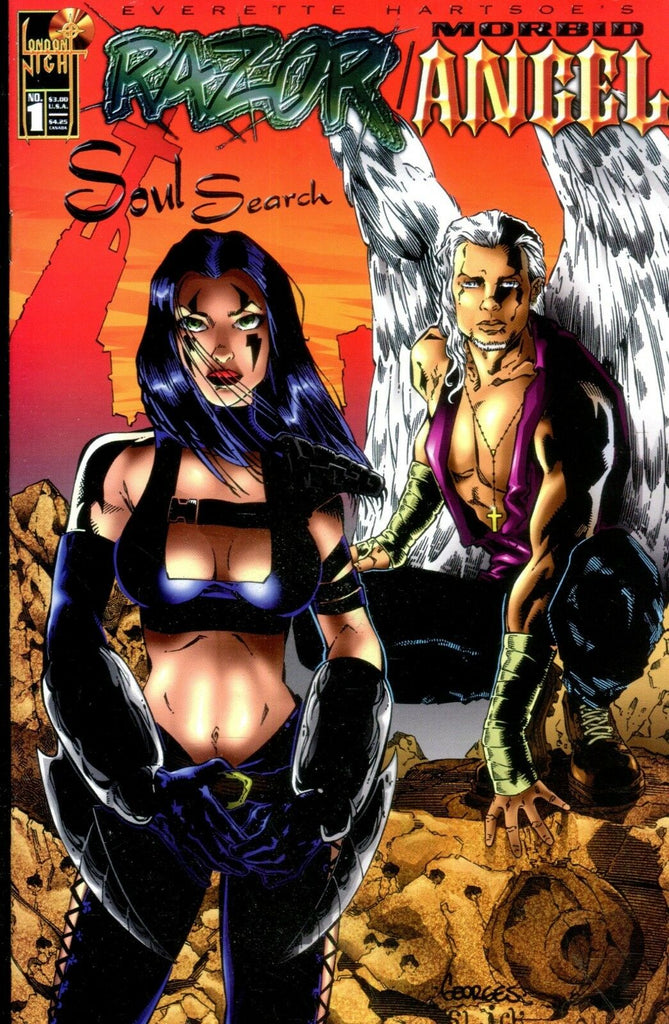 Razor/Morbid Angel Soul Search Comic #1 1996 London Night 010719lm-ep