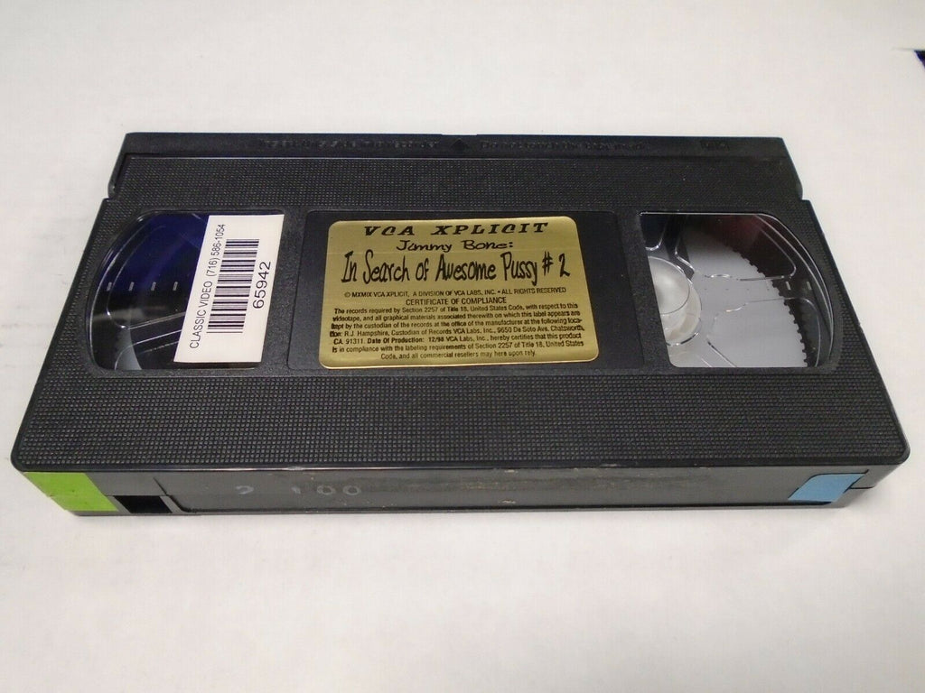 In Search of Awesome Pussy #2 Jimmy Bone Adult VHS 030619AMP2