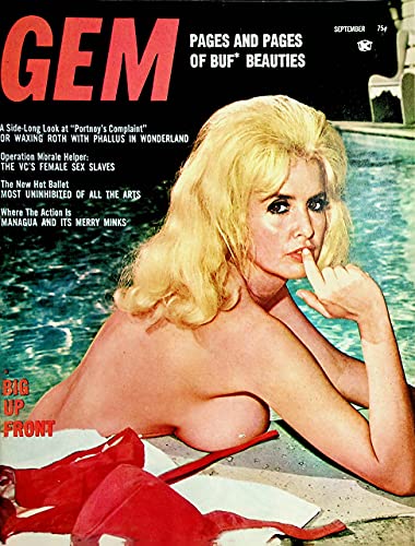 Gem Busty Men's Magazine Centerfold Girl Wendy September 1969