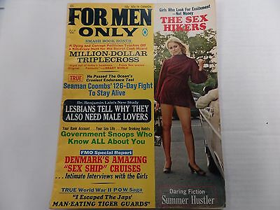 For Men Only Adult Magazine Sex Hikers July 1971 vg 012816lm-ep9