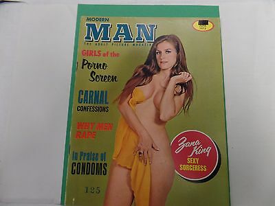 Modern Man Busty Adult Magazine Zana King June 1972 vg 021516lm-ep