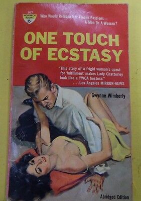 One Touch Of Ecstasy Adult Novel 1960 Monarch Books 071513lm-epa