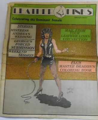 Leather Links Fetish Digest Newspaper Mistress Andrea #46 1987 052618lm-ep