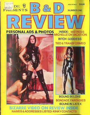 B & D Review Fetish Magazine Mistress Michelle #1 042518lm-ep2 - Used