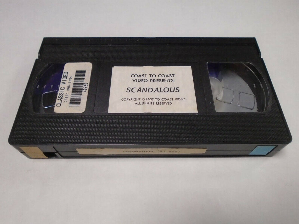 Scandalous Coast to Coast Video Adult VHS 040219AMP
