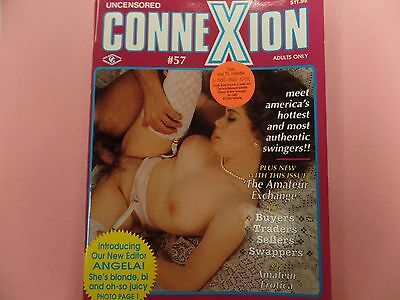 ConneXion Adult Contact Magazine Angela, Bi, Blonde & Juicy #57 1990 031116lm-ep