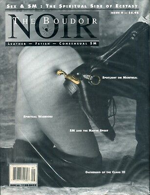 The Boudoir Noir Fetish Magazine #9 new/sealed 110618lm-ep