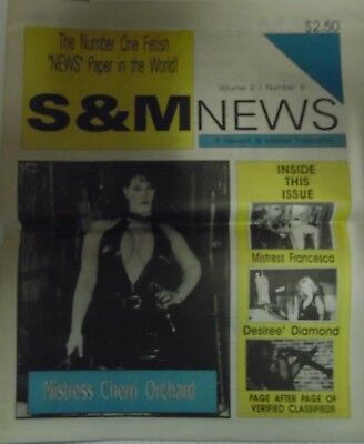 S & M Fetish Newspaper Mistress Cherri Orchard vol.2 #8 1994 052618lm-ep