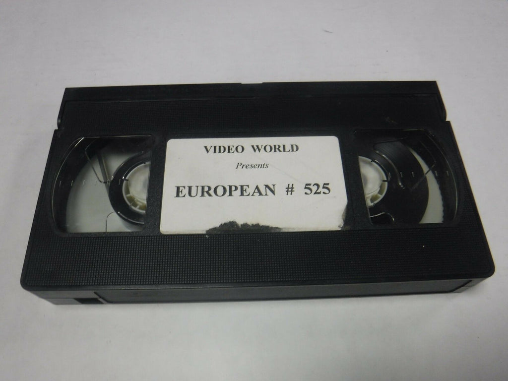European #525 Video World XXX Adult VHS 010219AMP3
