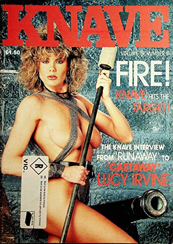 Knave Adult Magazine Cover Girl Eslpeth / Lucy Irvine Interview vol.19 #6 1987