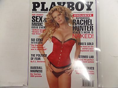 Playboy Adult Magazine Rachel Hunter April 2004 030516lm-ep
