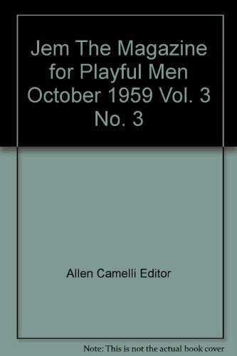 Jem The Magazine for Playful Men October 1959 Vol. 3 No. 3