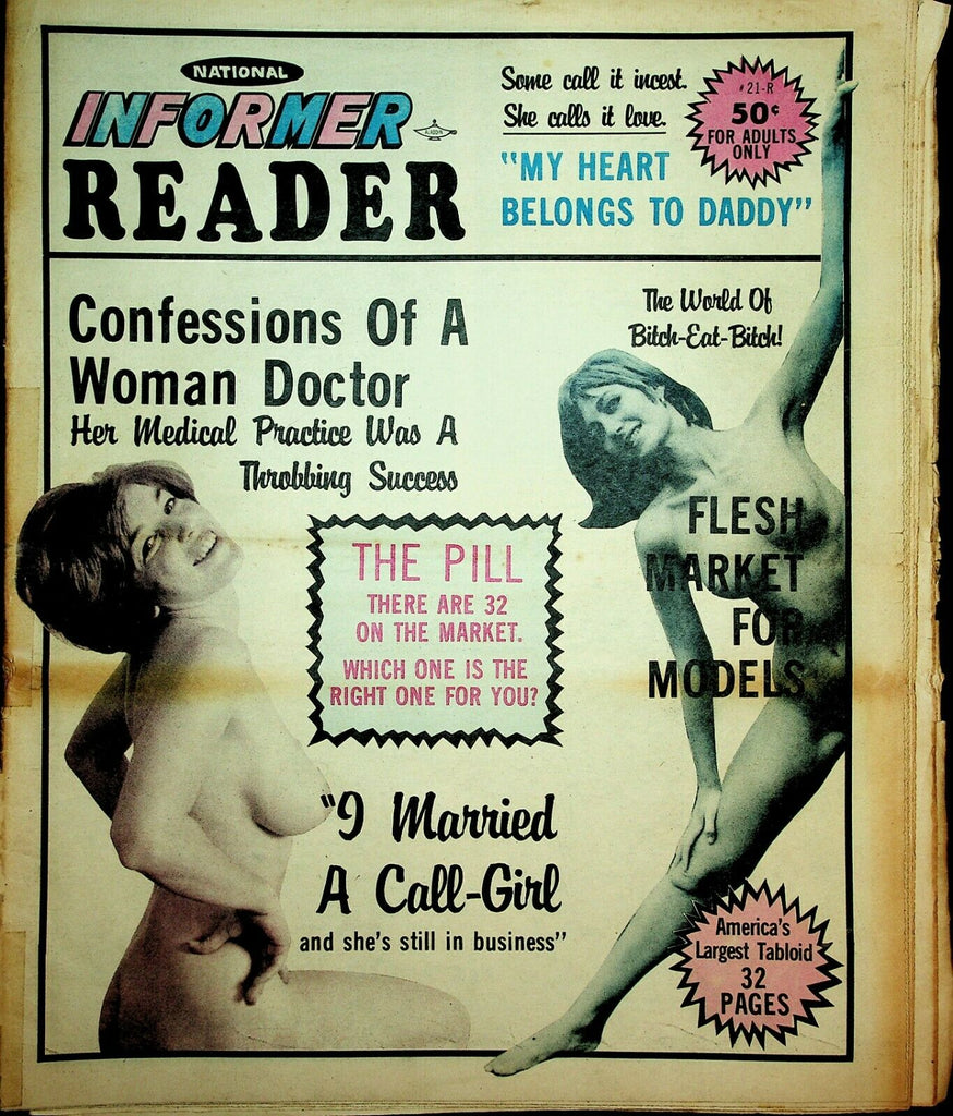 National Informer Reader Newspaper Flesh Market #21 1970's 022120lm-ep2