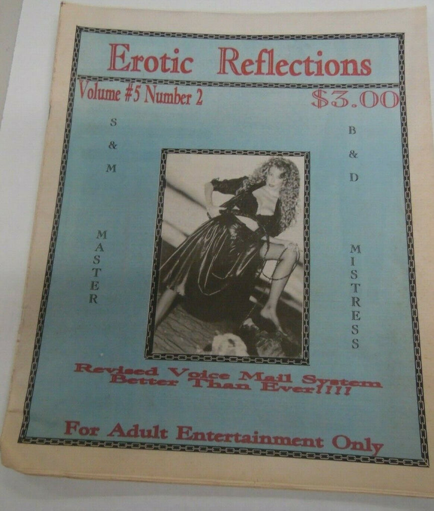 Erotic Reflections Newspaper B & D Mistress vol.5 #2 1993 122119lm-ep