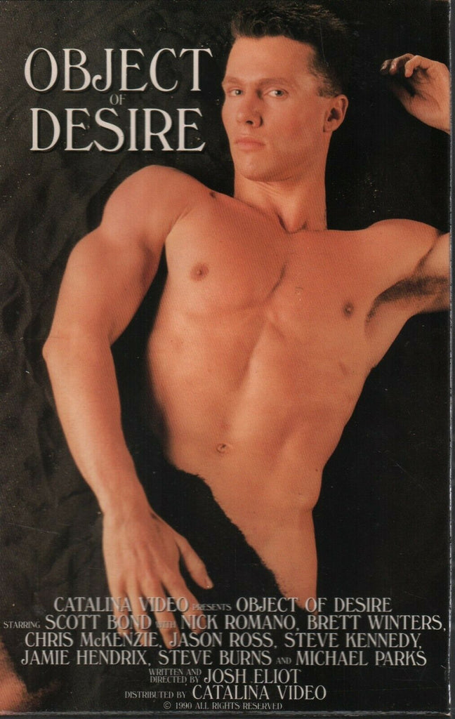 Object of Desire Scott Bond Nick Romano Gay Male Adult VHS 111519AMP2