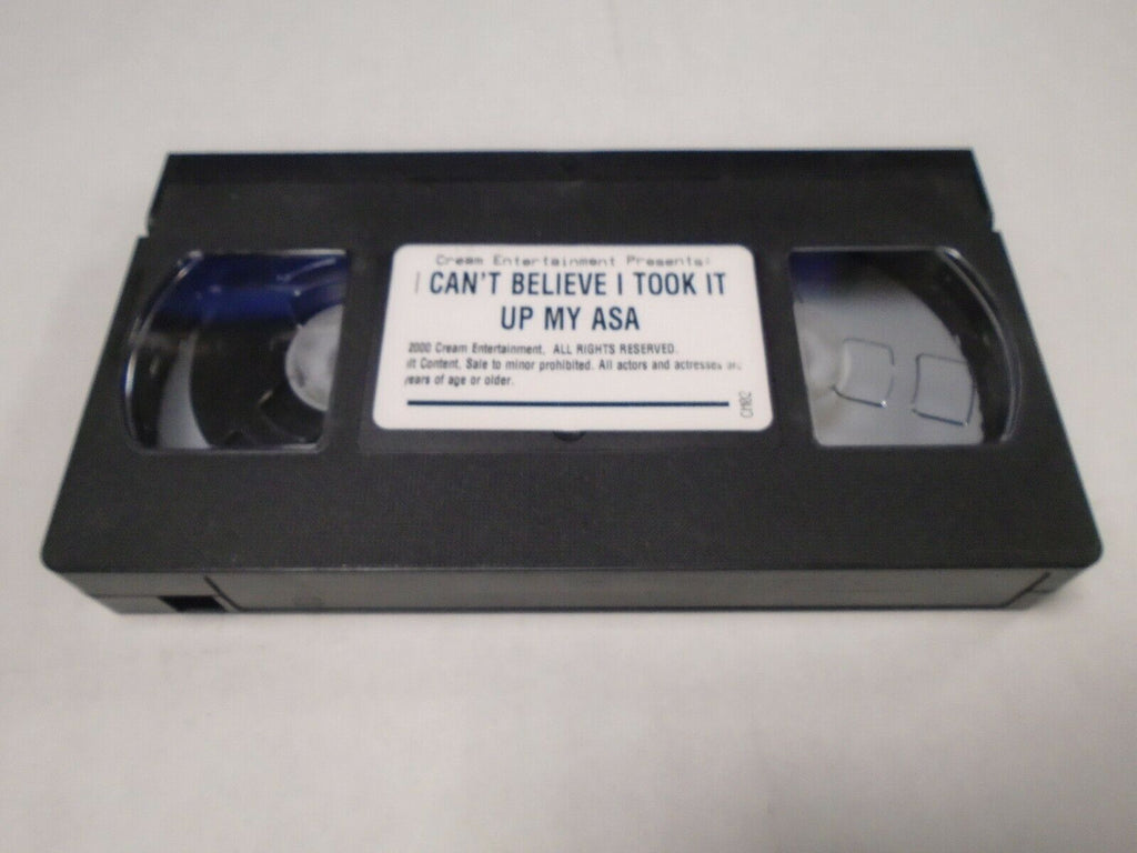 I Can't Believe I Took it Up my Asa Cream Ent Adult VHS 031219AMP2