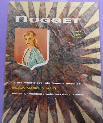 Nugget Magazine Simone Auger May 1957 040517lm-epa