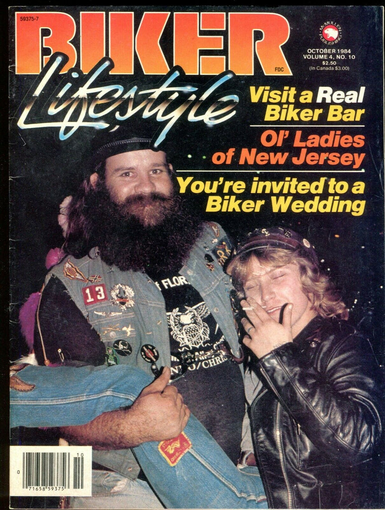 Biker Lifestyle Magazine Biker Wedding October 1984 100119lm-ep