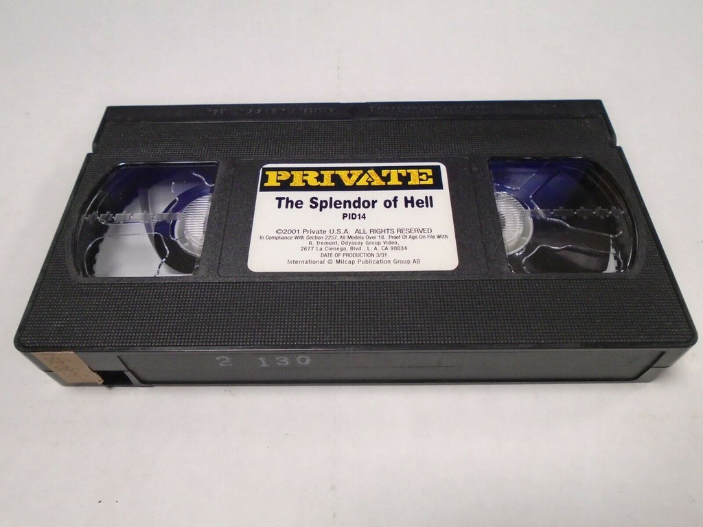 The Splendor of Hell Private USA 2001 Adult VHS 031819AMP