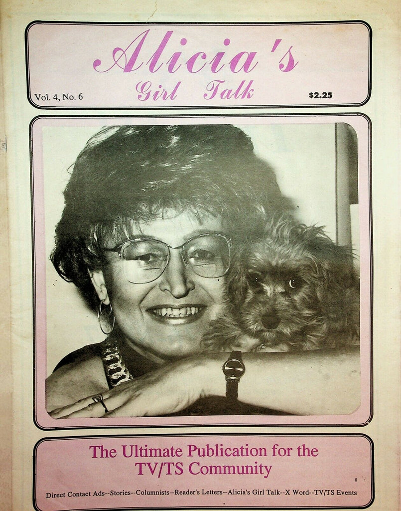 Alicia's TV Girl Talk Newspaper TV / TS Community vol.4 #6 1992 022820lm-ep