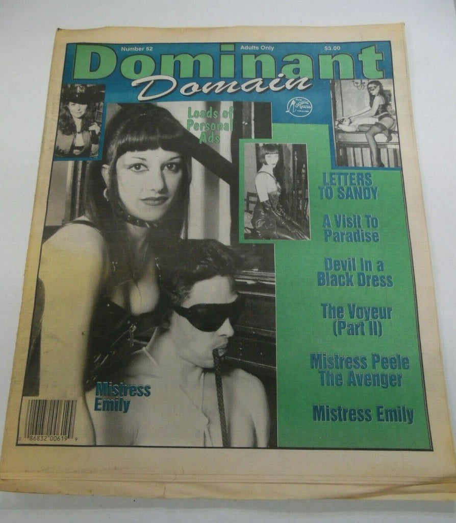Dominant Domain Newspaper Mistress Emily #52 1995 121719lm-ep2