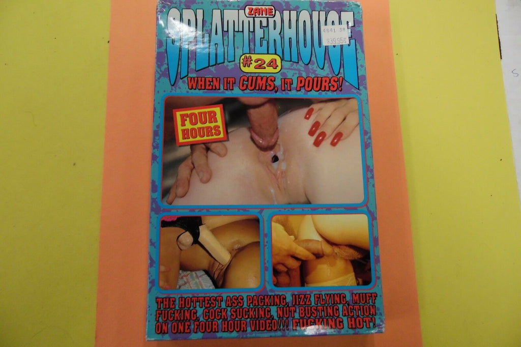 Splatter House VHS #24 When It Cums, It Pours XXX CLEARANCE 111816lm-ep3