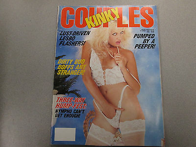 Kinky Couples Adult Magazine Lesbo Flashers October 1991 vg 031615lm-ep