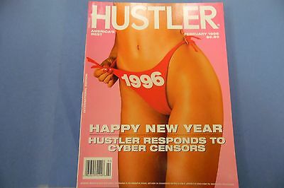 Hustler International Magazine Happy New Year February 1996 061616lm-ep