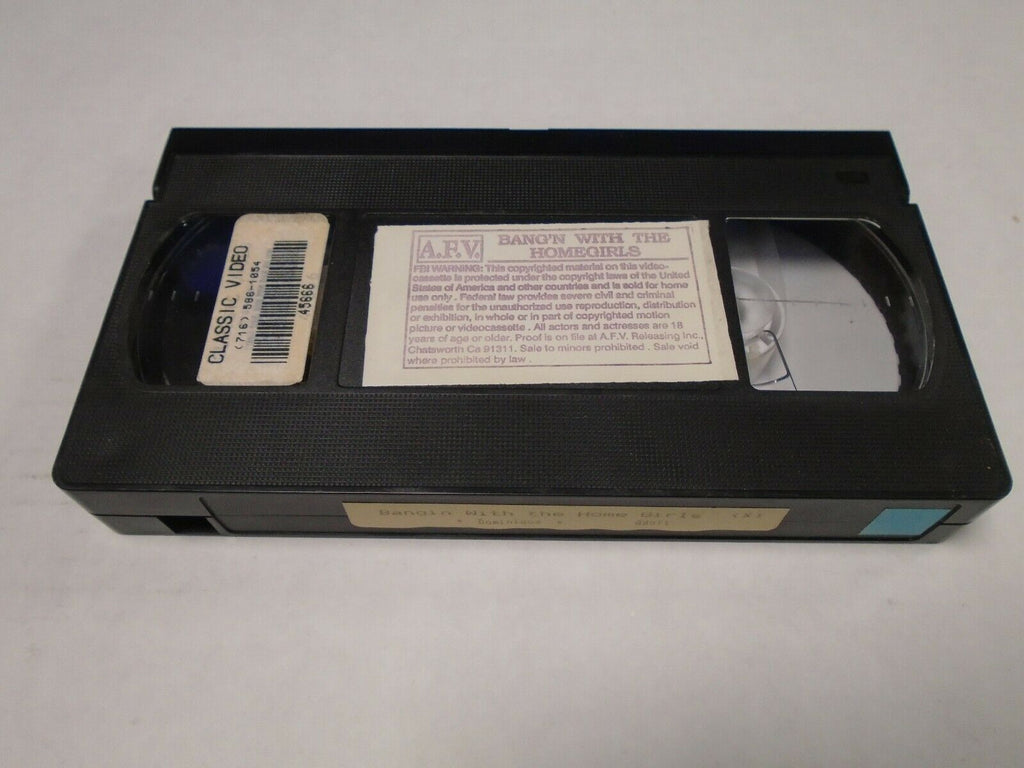 Bangin With The Homegirls Dominique AFV Releasing Adult VHS 021519AMP2