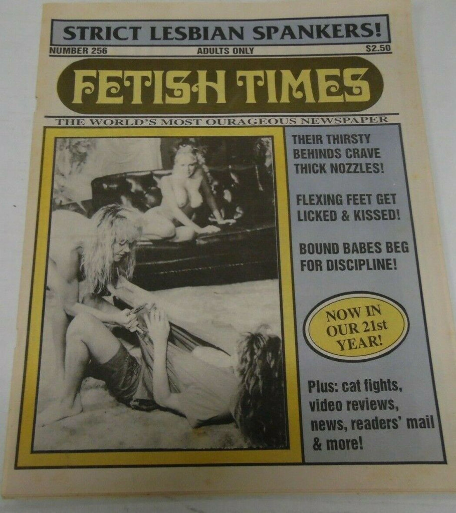 Fetish Times Newspaper Strict Lesbian Spankers! #256 1994 012920lm-ep2
