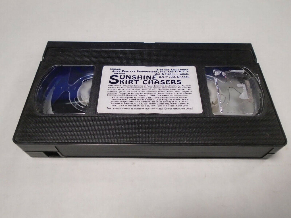 Sunshine Skirt Chasers COl 6 Rahcel Char Kelly John Fantasy Adult VHS 042219AMP