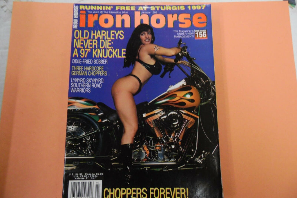 Iron Horse Magazine Harleys Never Die 97' Knuckle vol.21 #1 1998 110816lm-ep