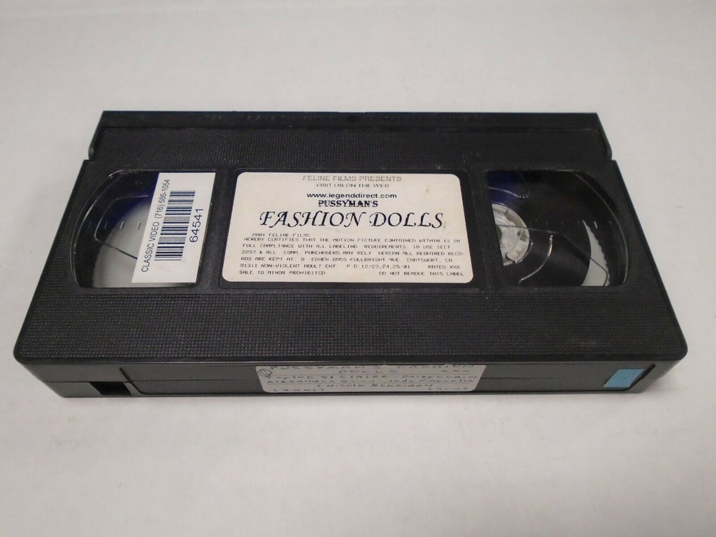 Fashion Dolls Taylor St Claire 2001 90mins Adult VHS 050719AMP3