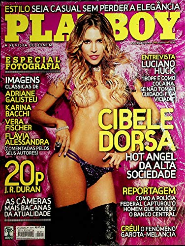 Playboy Brazil International Magazine Cibele Dorsa April 2008