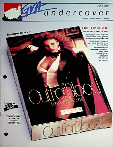GVA Undercover Catalog Out For Blood- Tori Welles June 1990
