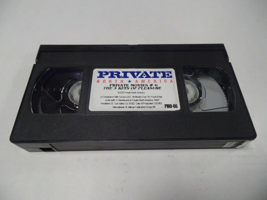 Private North America The 5 Keys of Pleasure 2003 Adult VHS 051619AMP2