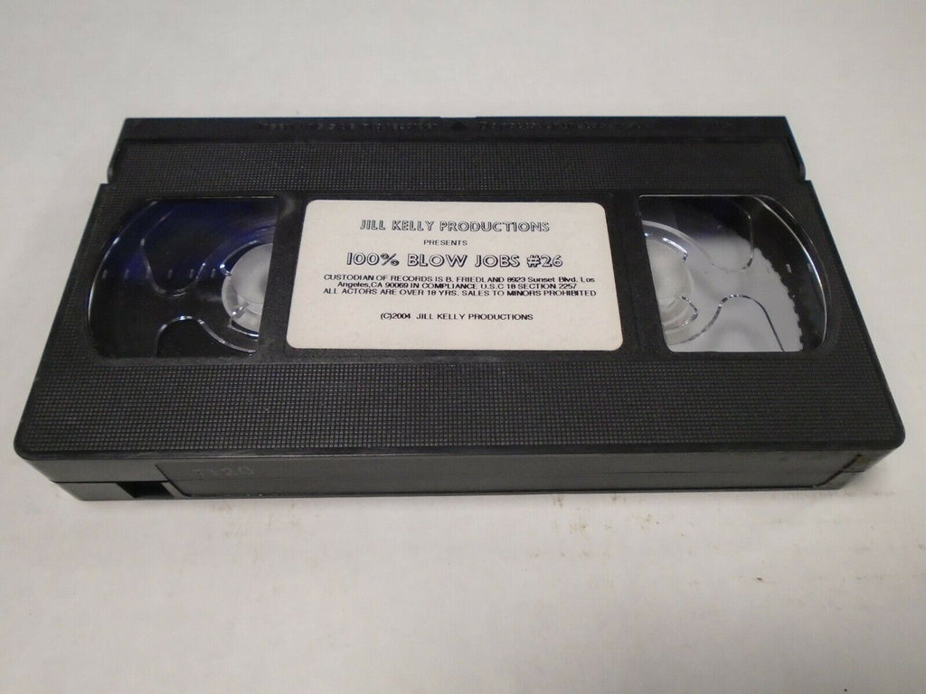 100% Blow Jobs #26 Jill Kelly Productions Adult VHS 041519AMP3