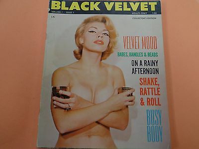 Black Velvet Busty Magazine Kathy vol.1 #1 1963 Collector Edition 051116lm-ep - Used