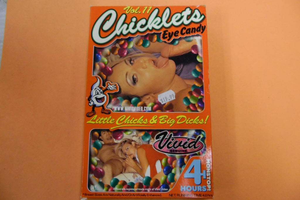 Chicklets Eye Candy VHS vol.11 Little Chicks & Big Dicks 4hr XXX CLEARANCE 110916lm-ep7