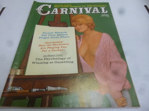 Carnival Busty Adult Magazine "The Psychology of Winning At Gambling" "Bird of Prey" Vol 13 No 1 February 1966