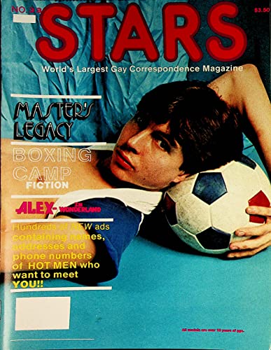 Stars Gay Magazine Cover Guy Nick Jarrett #33 1985