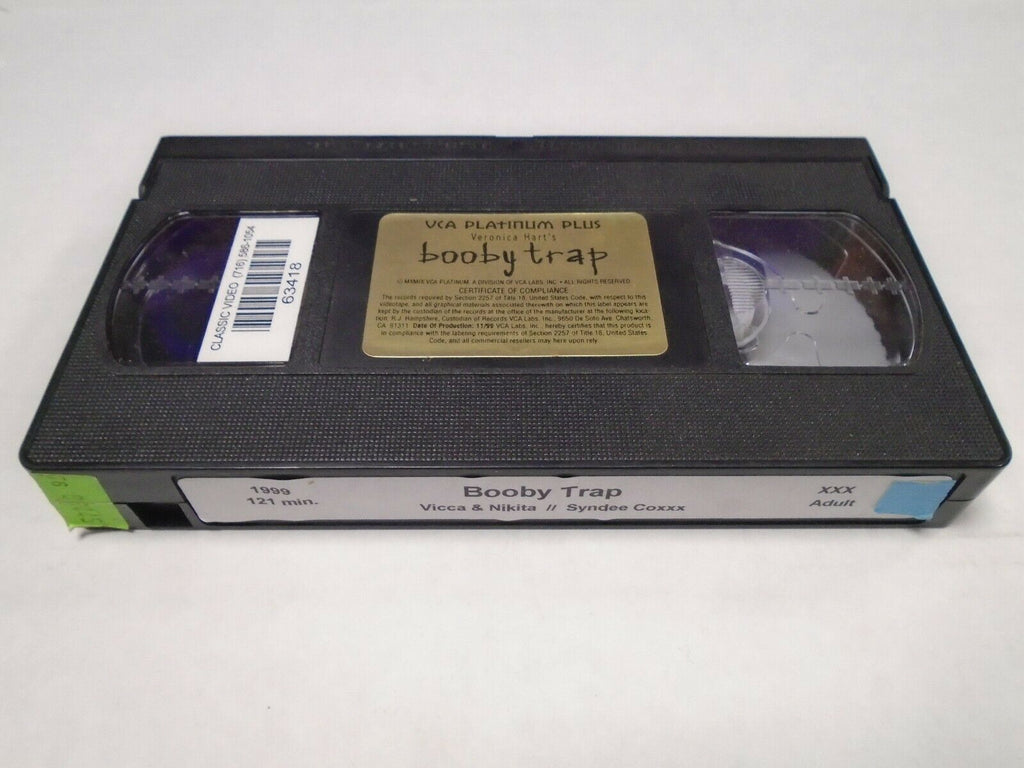 Booby Trap Vicca Nikita Syndee Coxxx 1999 121mins Adult VHS 032219AMP