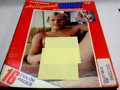 Hollywood Horny Gay Adult Magazine 1981 vg 101013lm-ep
