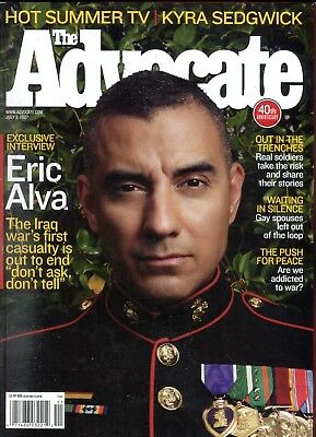 The Advocate Gay Magazine Eric Alva July 2007 051018lm-ep