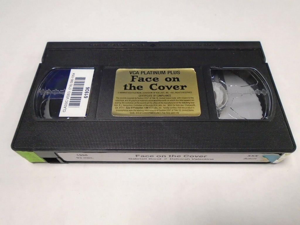 Face on the Cover Gabriell Bond Deborah Valentine 1998 93min Adult VHS 050819AMP