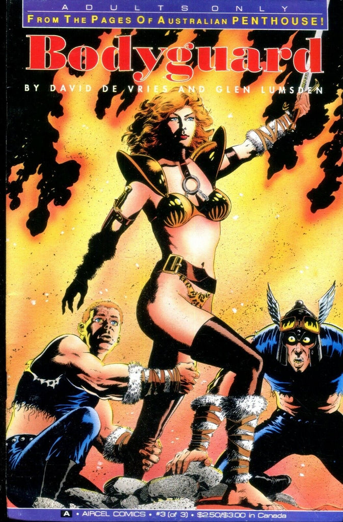 Unbranded Bodyguard Comic #3 1990 Aircel Comics- Australian Penthouse 010719lm-ep - Used