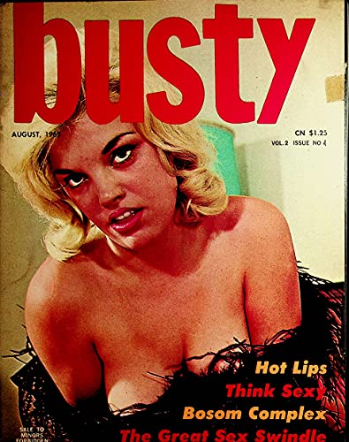 Busty Men's Magazine Hot Lips / Bosom Complex August 1965