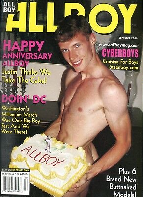 All Men Gay Magazine Cover Guy Justin September 2000 061618lm-ep