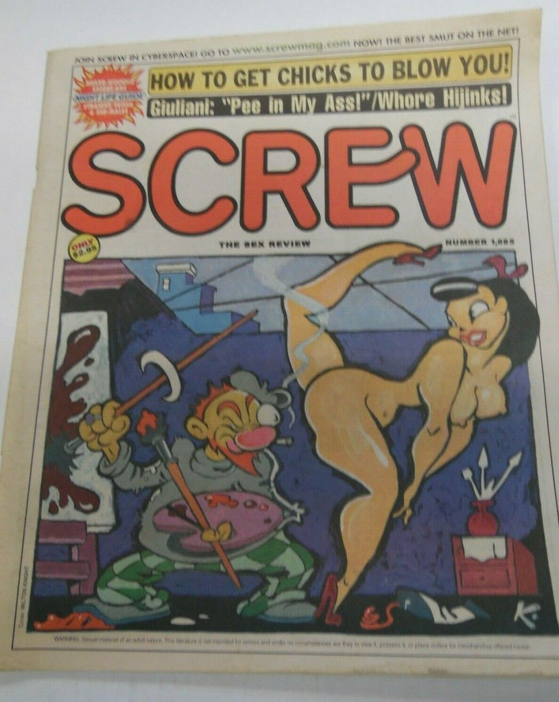 Screw Newspaper How To Get Chicks To Blow You! #1685 June 18, 2001 122419lm-ep